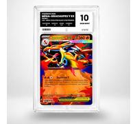 Carte Pokémon Gradée Méga-Dracaufeu Y EX 030 - Méga-Évolution Black Star Promos - Note 10 Gem Mint - Version Française - sous Boîtier Pure Grading