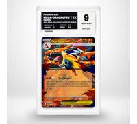Carte Pokémon Gradée Méga-Dracaufeu Y EX 030 - Méga-Évolution Black Star Promos - Note 9 Near Mint - Version Française - sous Boîtier Pure Grading