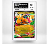Carte Pokémon Gradée Méga-Dracolosse EX 152/217 - Héros Transcendants - Note 10 Gem Mint - Version Française - sous Boîtier Pure Grading