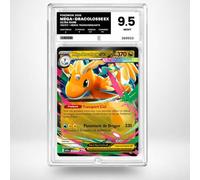Carte Pokémon Gradée Méga-Dracolosse EX 152/217 - Héros Transcendants - Note 9.5 Mint - Version Française - sous Boîtier Pure Grading