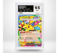 Carte Pokémon Gradée Pikachu EX 057/217 - Héros Transcendants - Note 9.5 Mint - Version Française - sous Boîtier Pure Grading