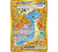 Carte Pokémon Lapras ex - SVP164 - Full Art Promo - Anglais - Ultra Premium Collection - Version dorée + protection d'expédition Heartforcards®