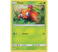 Carte Pokémon PARAS 4/149 SON & MOON Base