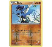 Carte Pokemon - Riolu - Pv 70 - 45/124 - Holo Reverse - Vf