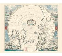 Carte - Pôle arctique - Géographie nostalgique - Hendrik De Hondt - Reliefs Editions - Coffret - Atlas / carte