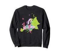Carte politique de l'Europe avec frontières et noms de pays 2 Sweatshirt