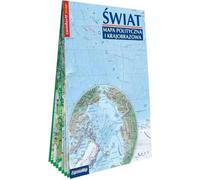 Carte politique et paysagère du monde laminée Carte XXL 1:31 000 000