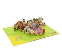 Carte pop-up 3D Alice au pays des merveilles faite à la main, cadeau pour les fans d'Alice, carte d'anniversaire, carte de fête des mères, cadeau Alice au pays des merveilles