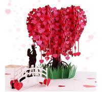 Carte Pop Up 3D Arbre d'Amour - Cadeau Romantique pour Épouse Maman Petite Amie