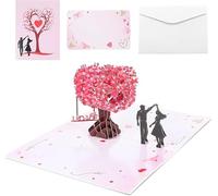Carte Pop Up 3D Romantique pour Saint-Valentin, Anniversaire de Mariage - Cadeau Original pour Épouse, Mari, Couple - Idée Cadeau Unique pour Anniversaire, Fête des Amoureux