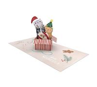 Carte pop-up graphique | Pretty Pop Up | 3D | Noël | Joyeux Noël
