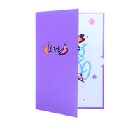 Carte pop-up pour la fête des mères - Carte pop-up pour le jour, carte de voeux esthétique créative avec fleurs 3D Vistaprint, carte romantique pour la fête des mères, prendre soin de