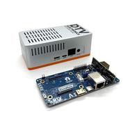Carte porteuse et boîtier CmRat pour Raspberry Pi CM4/CM5 & Radxa CM3/CM5 avec NVMe, PoE, USB-C, DC12V - Idéal pour Maison, Bureau, Entreprise, collège et école