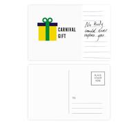 Carte postale Art déco Carnaval du Brésil Rio Carte postale pour personne importante Anniversaire