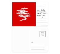 Carte postale « Auspicious Life Beautiful Creativity » pour anniversaire de mariage