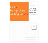 Carte postale avec inscription « I Am There For You » - Art déco - Pour anniversaire de mariage