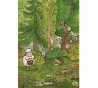 Carte postale avec livre de coloriage - Tout laisser faire