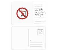 Carte postale avec logo No Barbecue Art déco Carte postale pour anniversaire de mariage