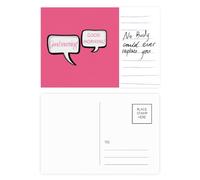 Carte postale avec message « Good Morning » pour anniversaire de personne importante