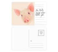 Carte postale avec oreilles de cochon pour anniversaire de mariage