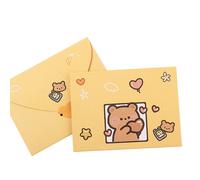 Carte Postale De Remerciement En Papier, Enveloppe Mignonne, Carte De V¿Ux, Dessin Animé, Lettre D'écriture, Carte D'invitation, Carte De V¿Ux D'anniversaire