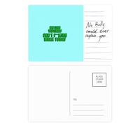 Carte postale de réponse à un mouvement affectant les conséquences