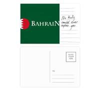 Carte postale drapeau asiatique du Bahreïn - Golfe Persique - Carte postale pour anniversaire de personne importante