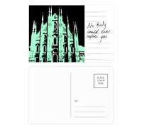 Carte postale Duomo di Milano Italie pour anniversaire de mariage