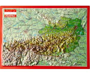 Carte postale en relief - Autriche | Georelief
