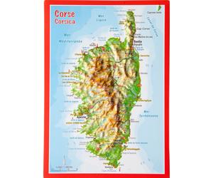Carte postale en relief - Corse | Georelief