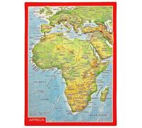 Carte postale en relief (en anglais) - Afrique | Georelief