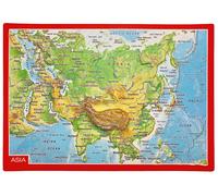 Carte postale en relief (en anglais) - Asie | Georelief