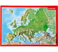 Carte postale en relief (en anglais) - Europe | Georelief