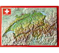 Carte postale en relief - Suisse | Georelief