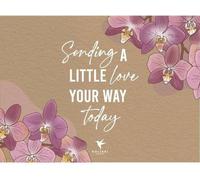 Carte postale "Envoyer l'amour" - Carte avec un design affectueux - Parfait comme carte de vœux pour les amis, la famille & les occasions spéciales