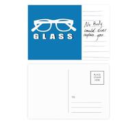 Carte postale « Glasses Knowledge Good Science » pour anniversaire de mariage
