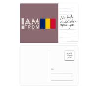 Carte postale « I Am From Colombia » - Art déco - Carte postale pour anniversaire de mariage