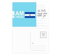 Carte postale « I Am From El Salvador » - Art déco - Carte postale pour anniversaire de personne importante