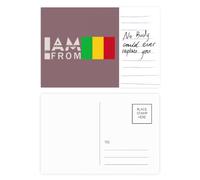 Carte postale « I Am From Mali » - Art déco - Carte postale pour anniversaire de mariage