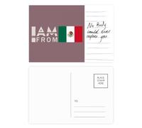 Carte postale « I Am From Mexico » - Art déco - Carte postale pour anniversaire de mariage