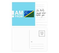 Carte postale « I Am From mon Islands » pour anniversaire de mariage