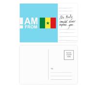 Carte postale « I Am From Senegal » - Art déco - Carte postale pour anniversaire de mariage