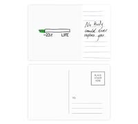 Carte postale Life Energy Progress Bar pour bébé enceinte et mère