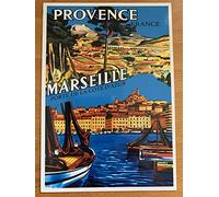 Carte Postale Marseille - Provence - Côte d'Azur - 10x15cm