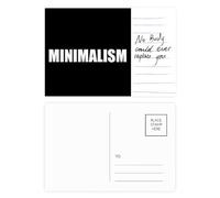 Carte postale minimaliste pensée philosophique anniversaire de personne importante