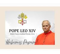 Carte postale Pape Léon XIV Robert Francis Prevost Vatican Carte postale sur papier 350 g/m² Mini poster 10,2 x 15,2 cm ou mini poster 10,2 x 15,2 cm