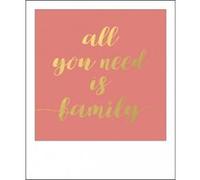 Carte postale polaroid family - kiub G
