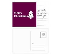 Carte postale pour anniversaire de mariage Motif arbre de Noël