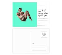 Carte postale pour concours d'arts martiaux Muay Thai en direct - Carte postale pour anniversaire de personne importante