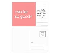 Carte postale « So Far So Good Smooth Going » pour anniversaire de mariage
